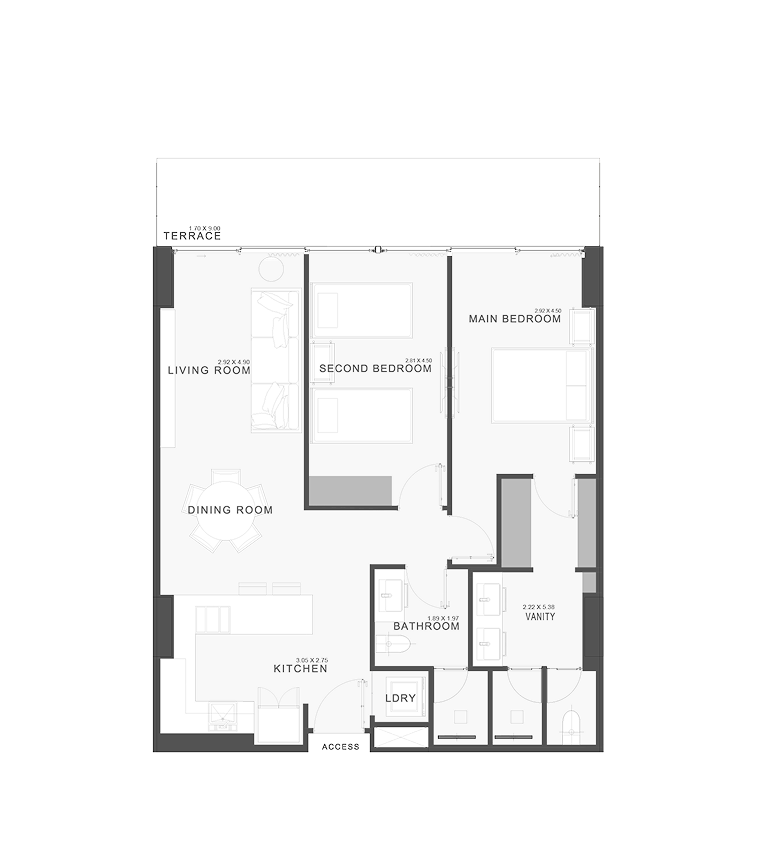 Apartment A1 Optional Floor Plan