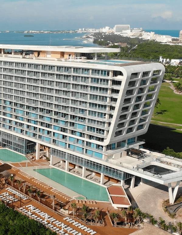 Imagen del desarrollo inmobiliario en Cancún